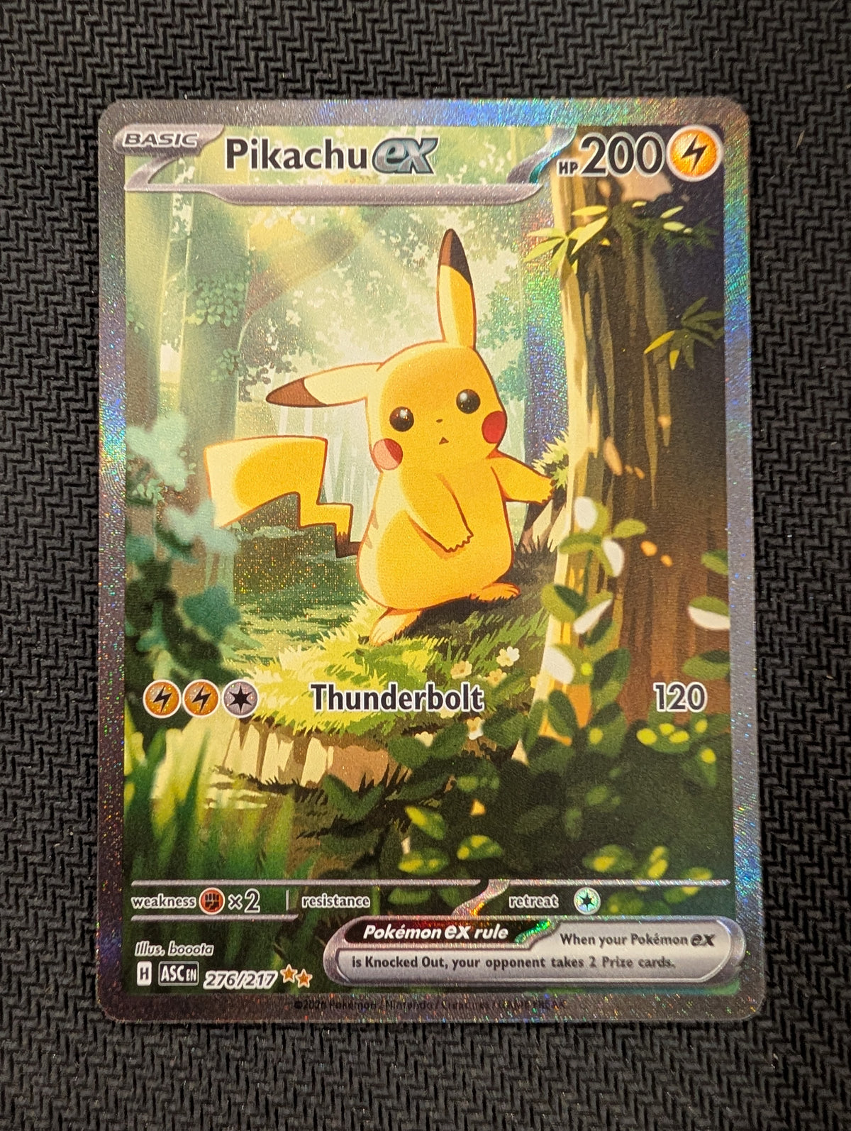 POKEMON PIKACHU EX 276/217 M