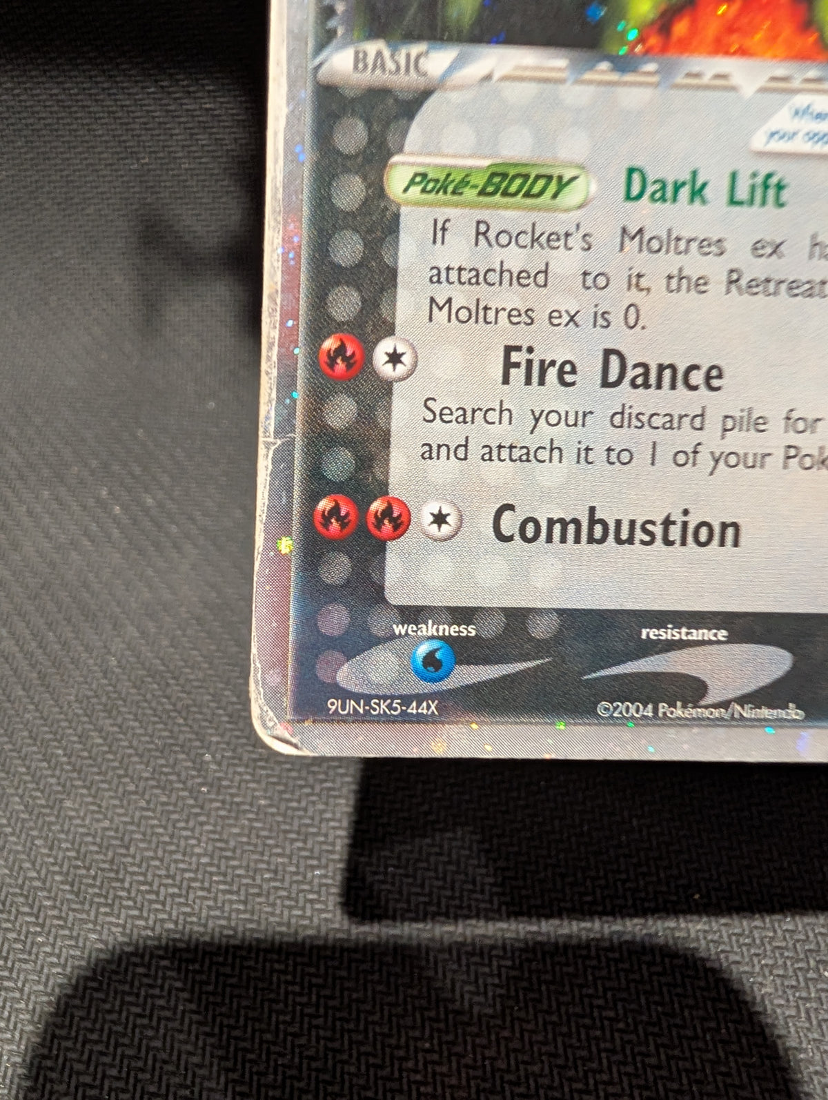POKEMOMN MOLTRES EX 100/109 HP
