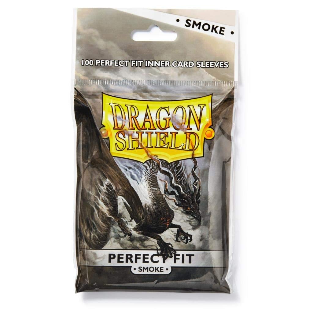 DRAGON SHIELD PERFECT FIT INNER CARD SLEEVES - SMOKE