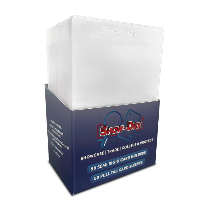 SHOW DEX 50 SEMI REGIDS & PULL TAB SLEEVES
