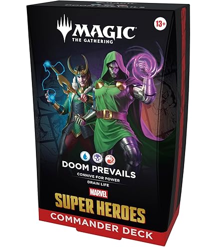 MAGIC THE GATHERING MARVEL SUPERHEROES DOOM PREVAILS COMMANDER DECK