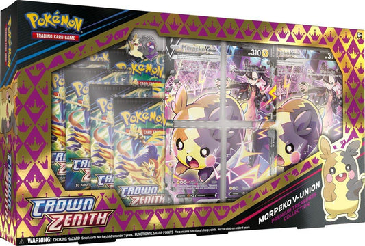 POKEMON CROWN ZENITH PREMIUM PLAY MAT COLLECTION MORPEKO V-UNION COLLECTION BOX
