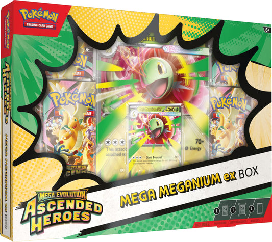 POKEMON ASCENDED HEROES MEGA MEGANIUM EX BOX