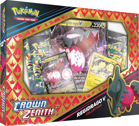 POKEMON CROWN ZENITH REGIDRAGO V COLLECTION BOX