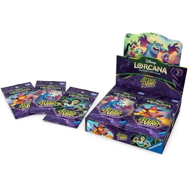 Disney Lorcana ATTACK OF THE VINE! Booster Box Japanese