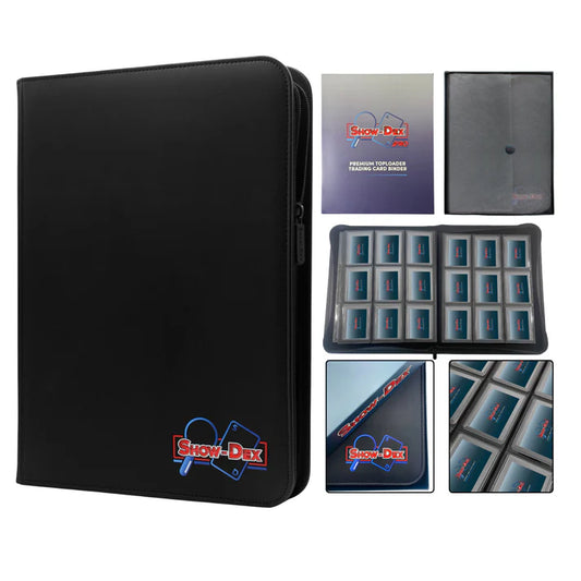 SHOW DEX PRO PREMIUM TOP LOADER BINDER 9 POCKET