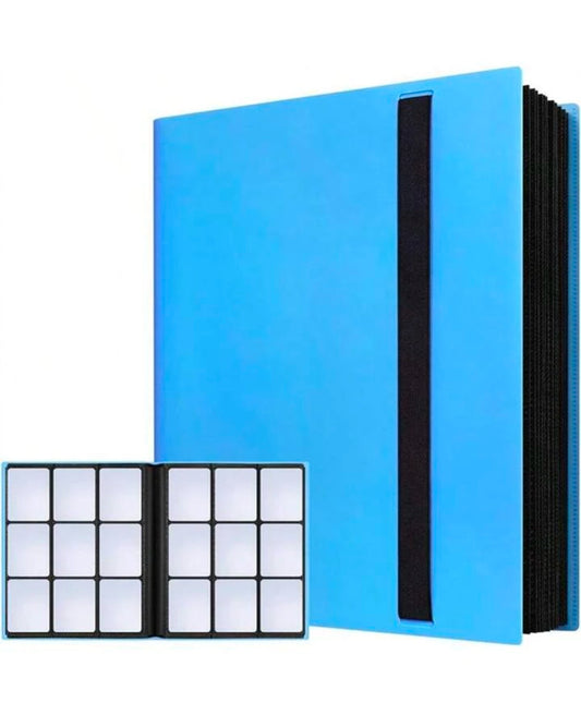 Light Blue Card Binder 20 Sheets 360 Pockets