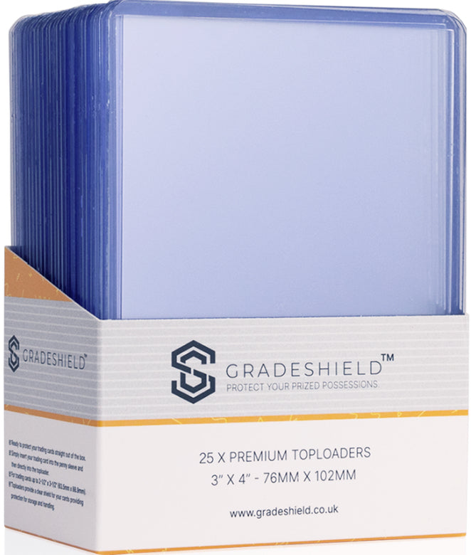 Gradeshield Top Loader 25 Pack - Buy 5 or more for 15% OFF