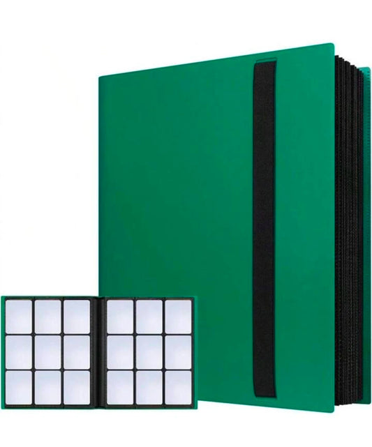 Green Card Binder 20 Sheets 360 Pockets