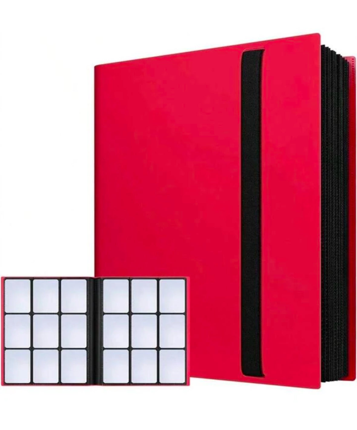 Red Card Binder 20 Sheets 360 Pockets