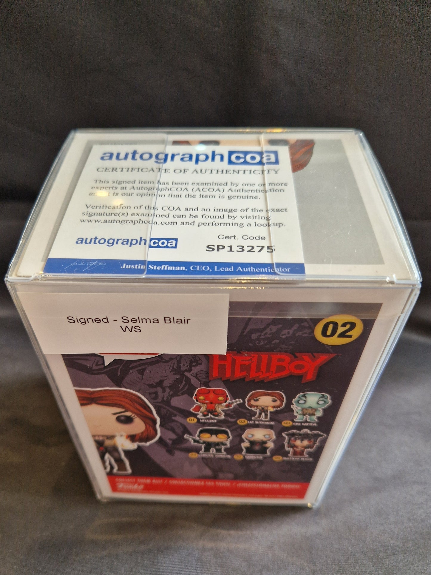 Liz Sherman Funko Pop 02 signed