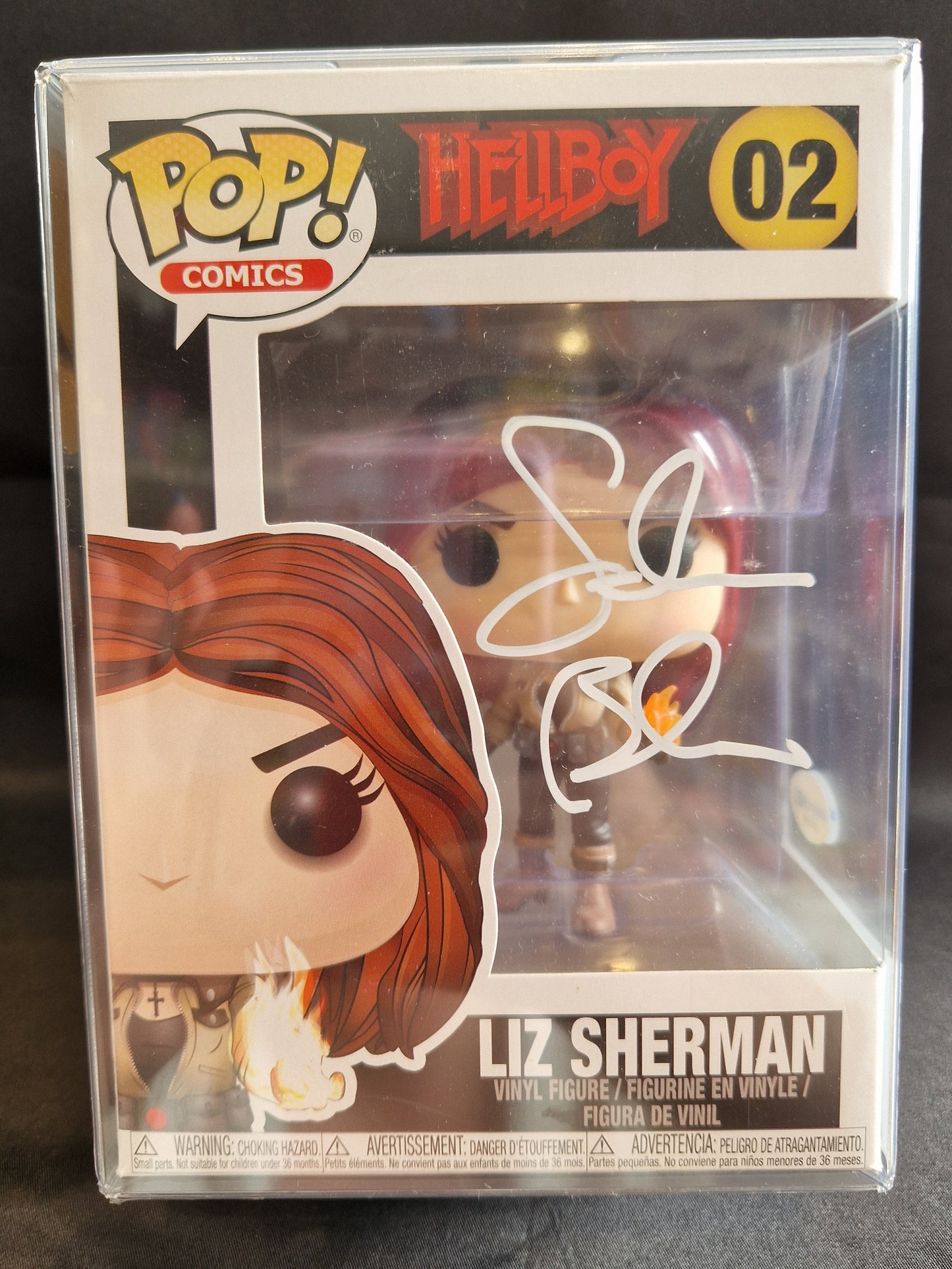 Liz Sherman Funko Pop 02 signed
