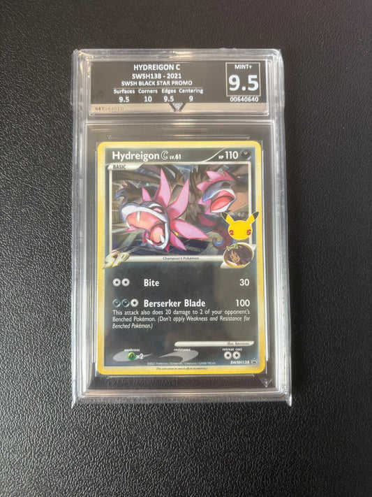 HYDREIGON C SWSH138 - 2021 SWSH BLACK STAR PROMO Get Graded 9.5 Mint +