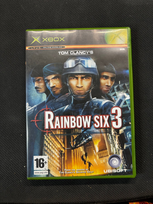 Rainbow Six 3 Xbox Game with Manual