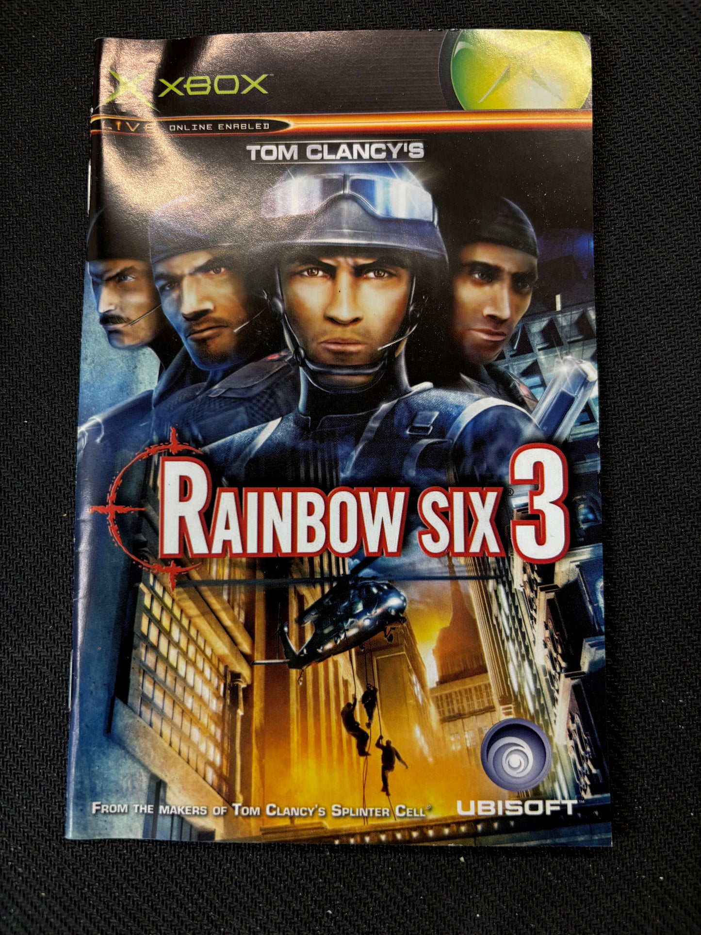 Rainbow Six 3 Xbox Game with Manual