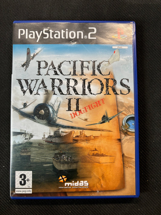 Pacific Warriors 2 PS2 game with Manual