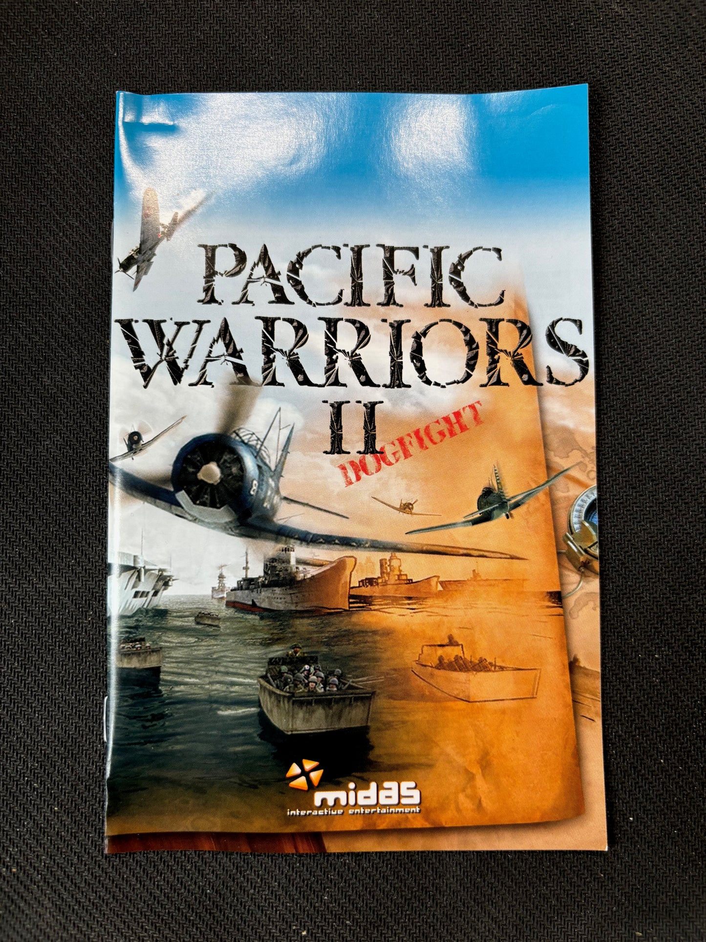 Pacific Warriors 2 PS2 game with Manual