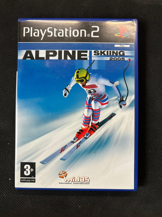 Alpine Skiing 2005 PS2 game with Manual