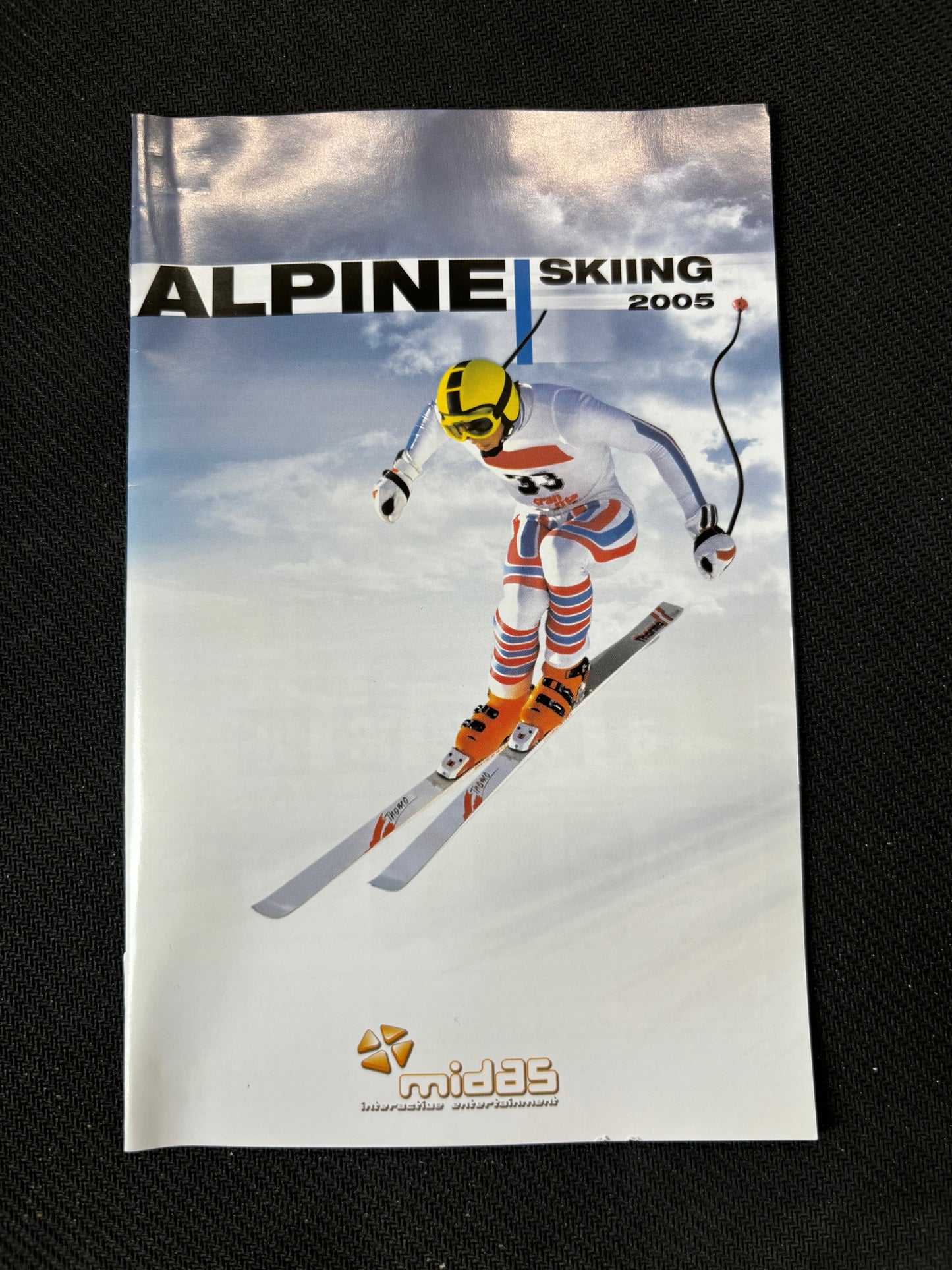 Alpine Skiing 2005 PS2 game with Manual