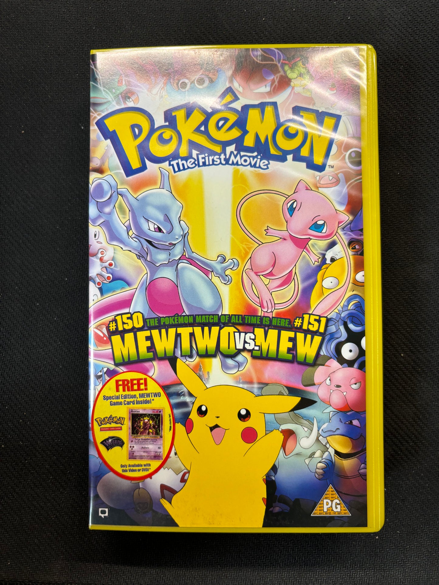 Pokémon Vintage, The 1st Movie Sealed VHS Tape Promo Card Inside