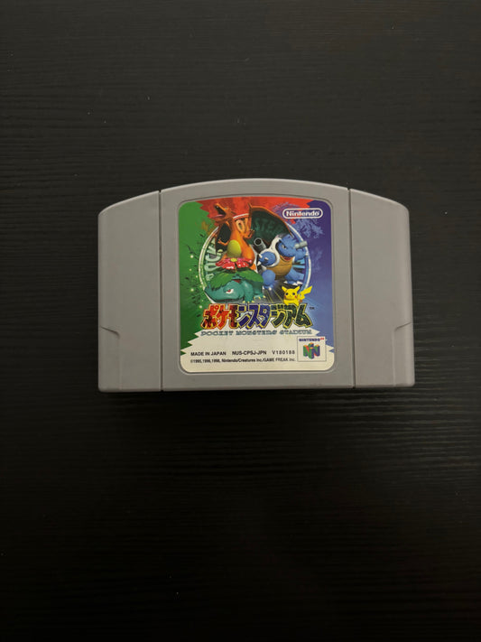 Pocket Monster's (Pokemon) Stadium Nintendo 64 Cartridge Japan Import