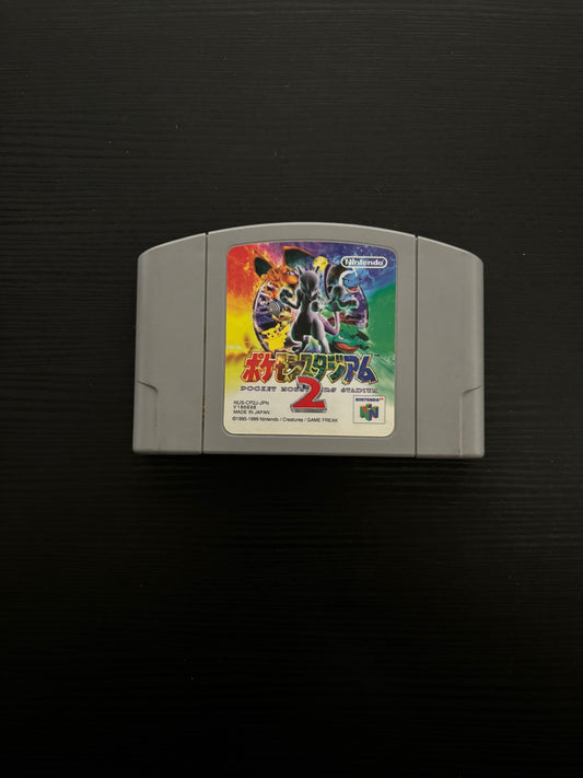 Pocket Monster's (Pokemon) Stadium 2 Nintendo 64 Cartridge Japan Import