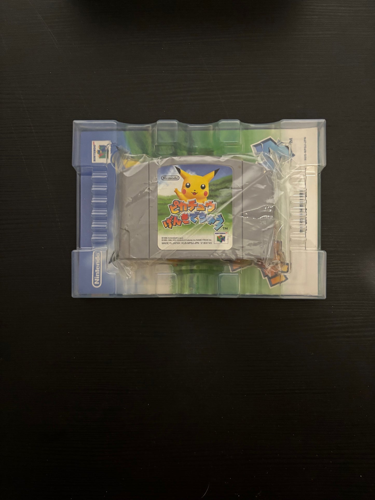 Pikachu Genki de Chu Limited Edition Nintendo 64 Japan Import Complete in Box