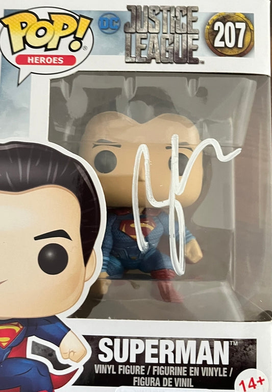 SUPERMAN FUNKO POP 207 SIGNED BY ZACK SNYDER
