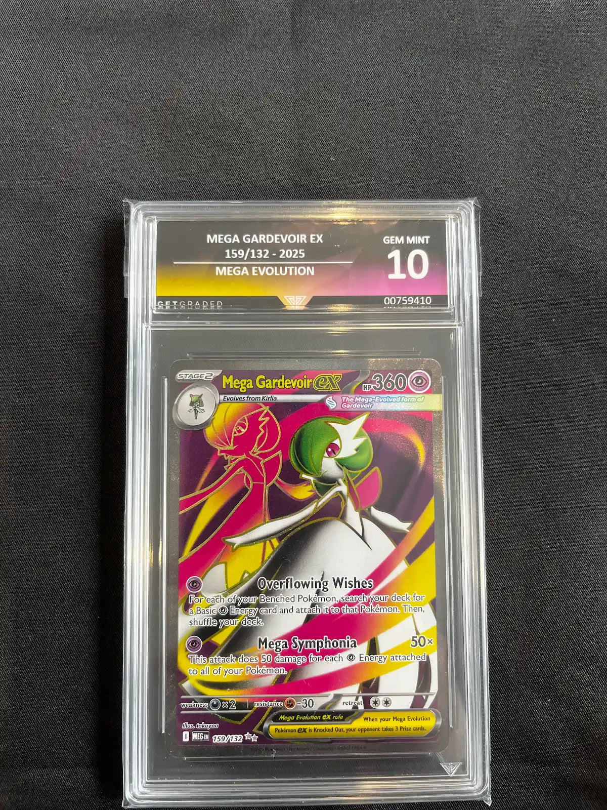 Mega Gardevoir EX Mega Evolution 159/132 Get Graded 10