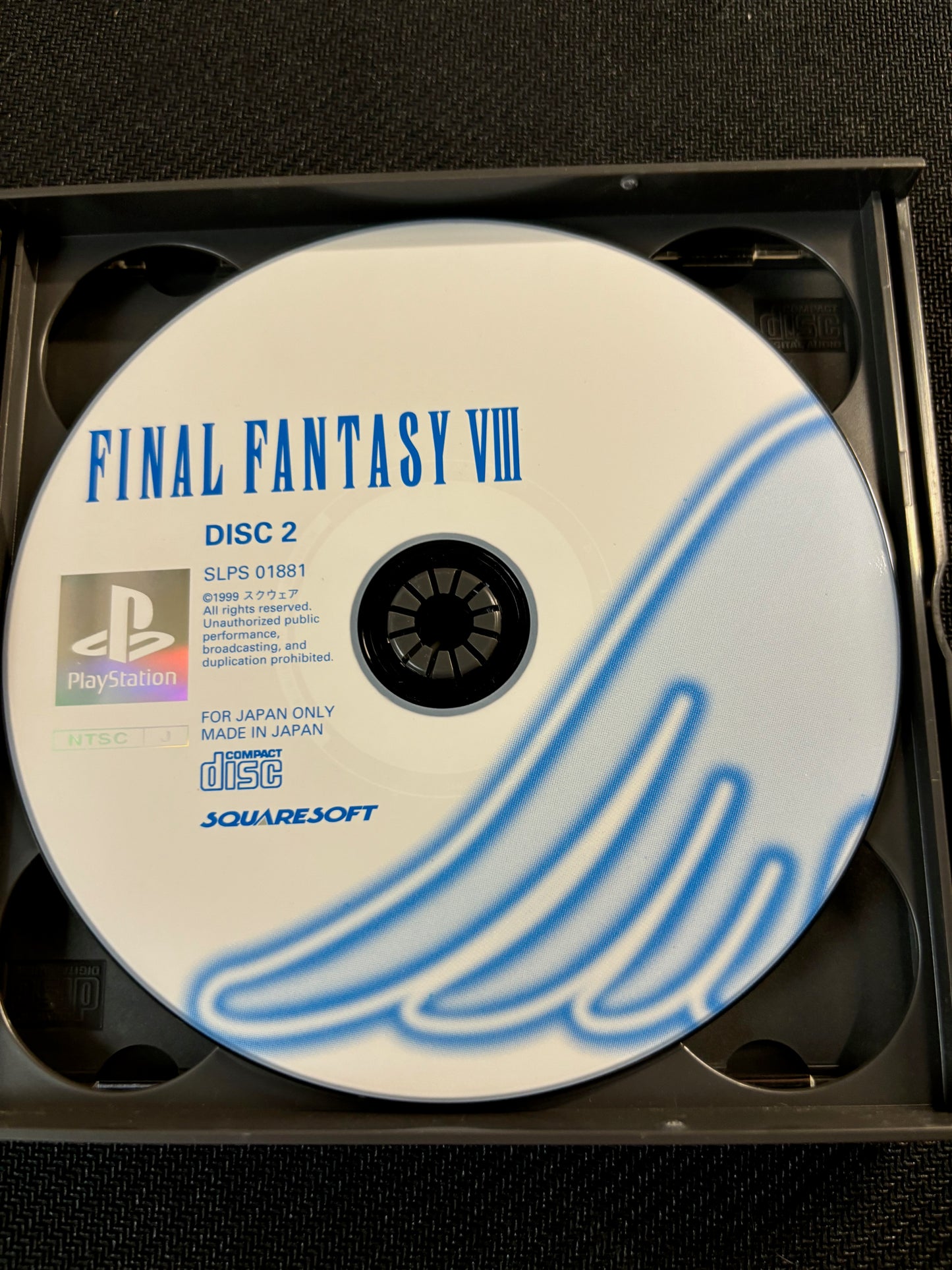 Final Fantasy VIII PS1 Game Japanese Import With Manual