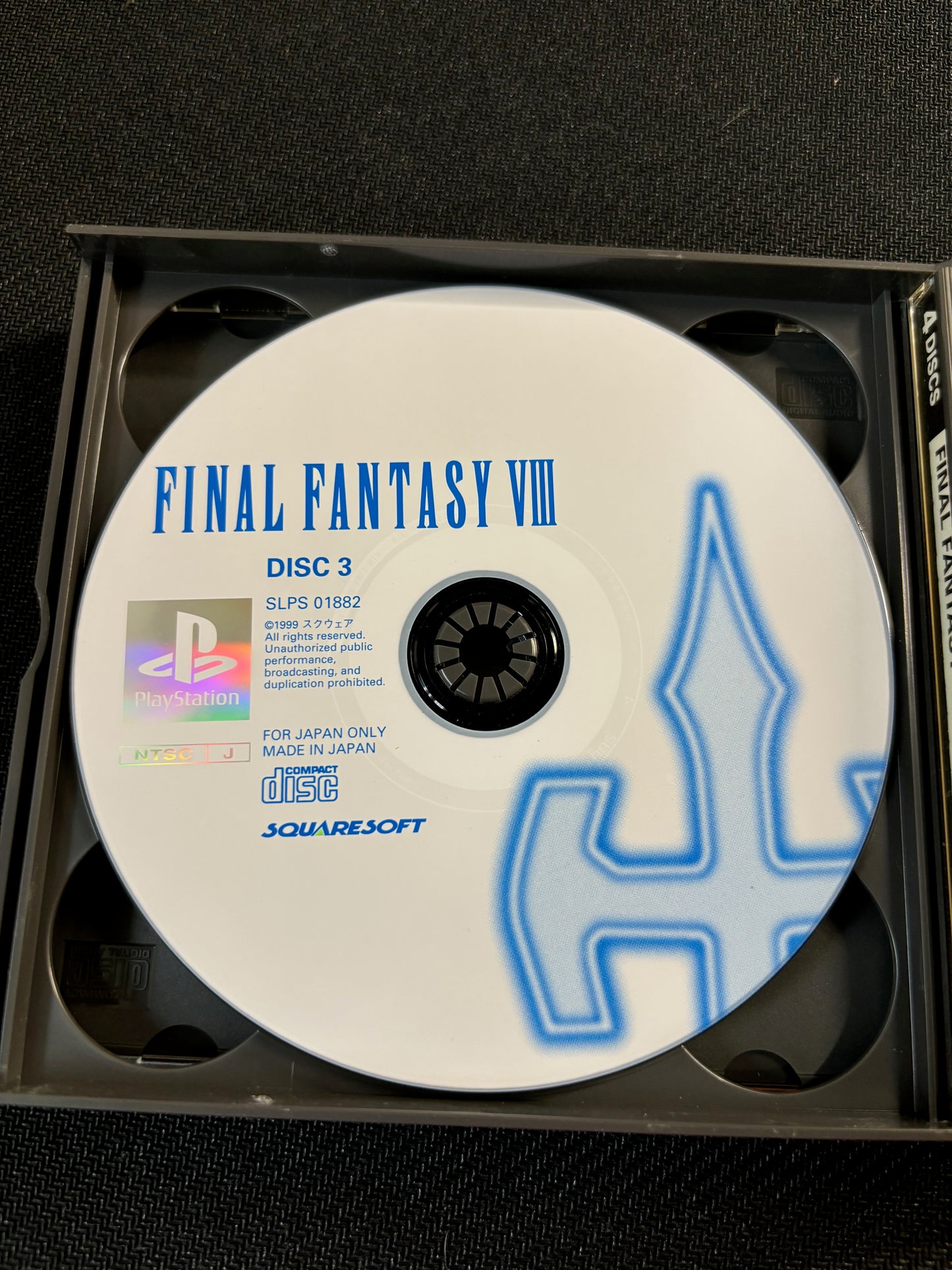 Final Fantasy VIII PS1 Game Japanese Import With Manual