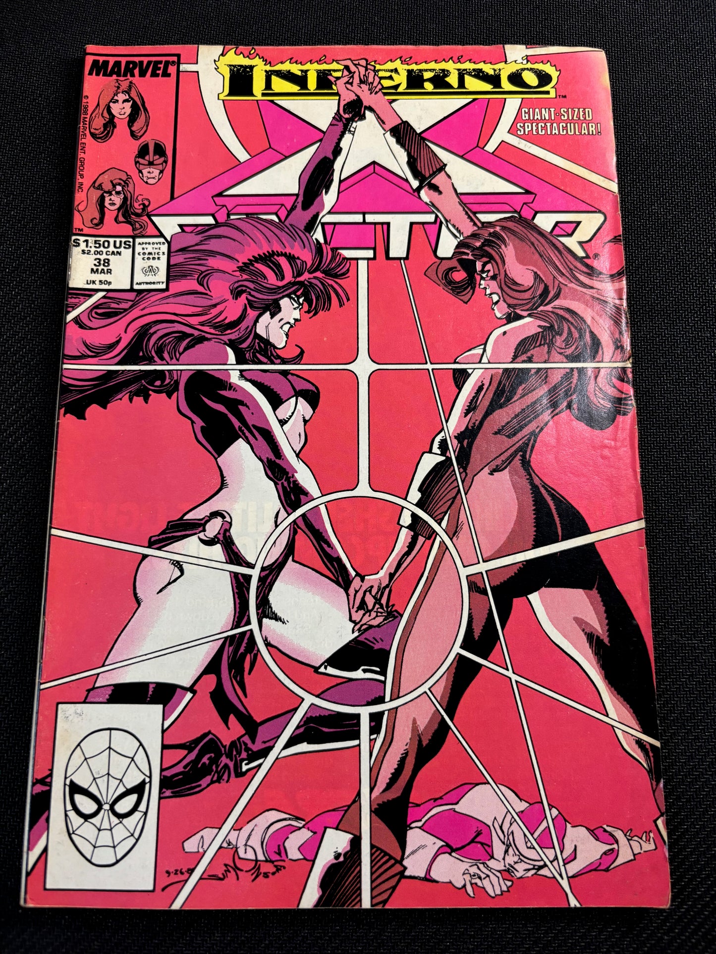 X-Factor Issue 38 Volume 1 Marvel Comics Inferno