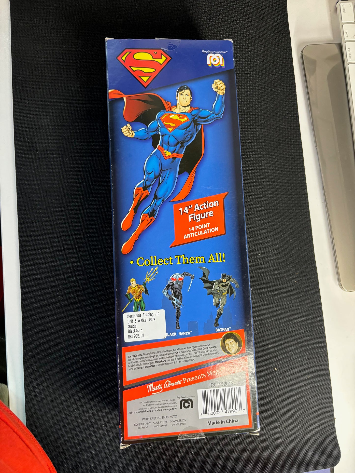 Superman 14” Action Figure Mego DC Action Figure in Box