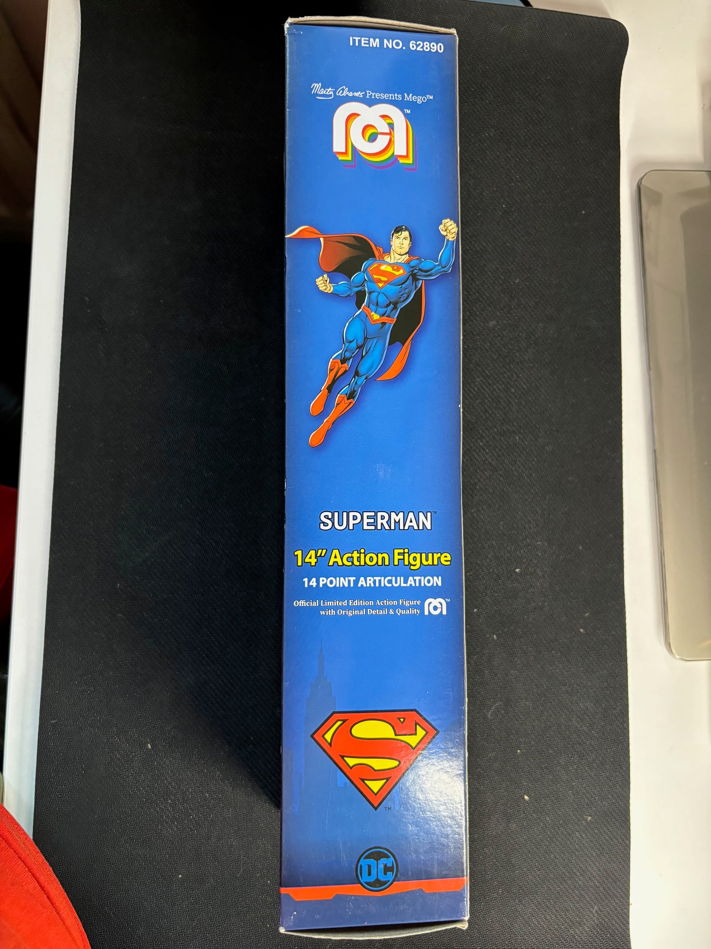 Superman 14” Action Figure Mego DC Action Figure in Box