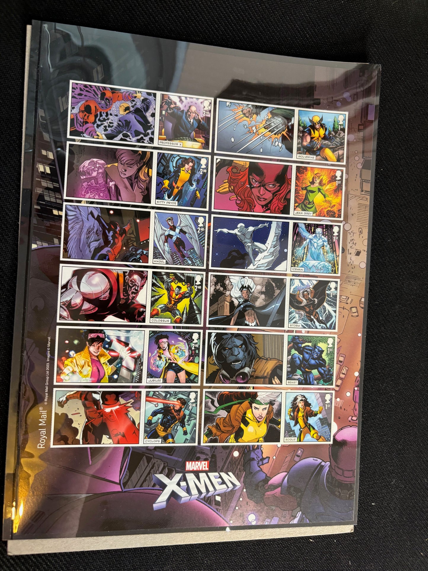 X-Men Stamp Collection