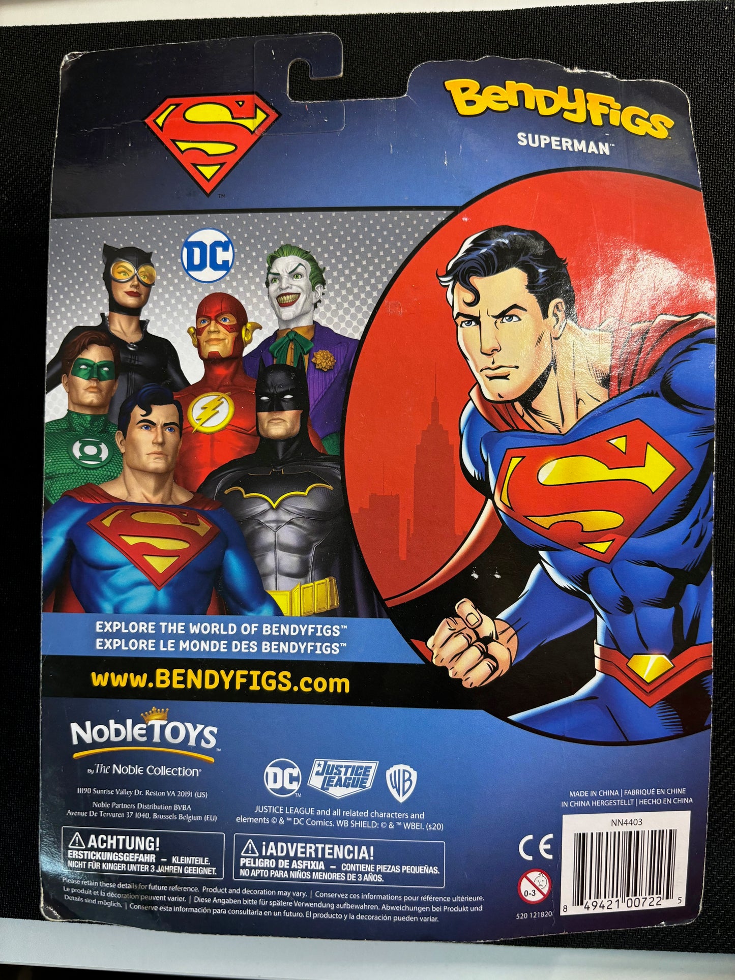 Bendyfigs DC Superman figure