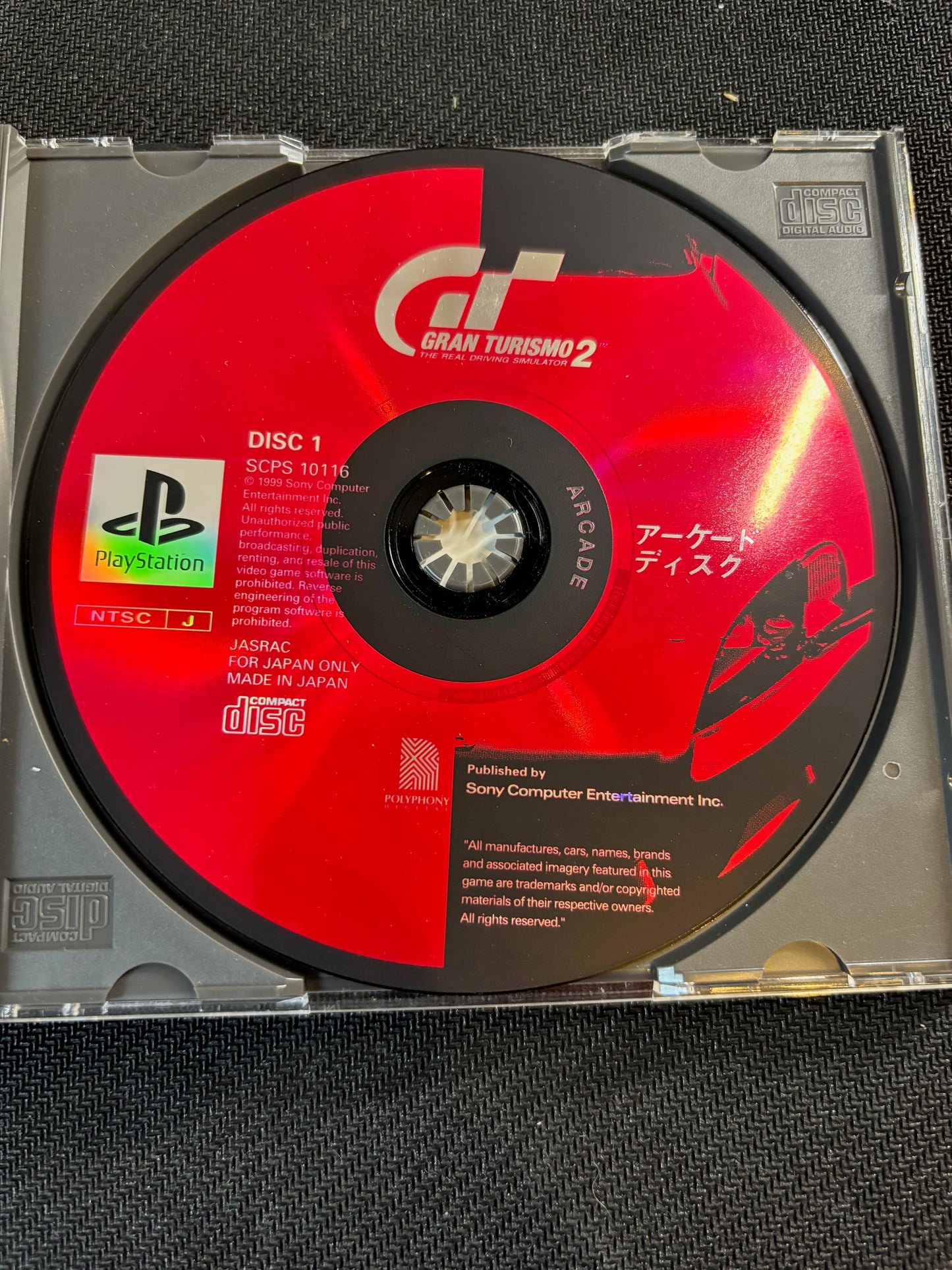 Gran Turismo 2 PS1 Japanese Version Spine and Manual Included