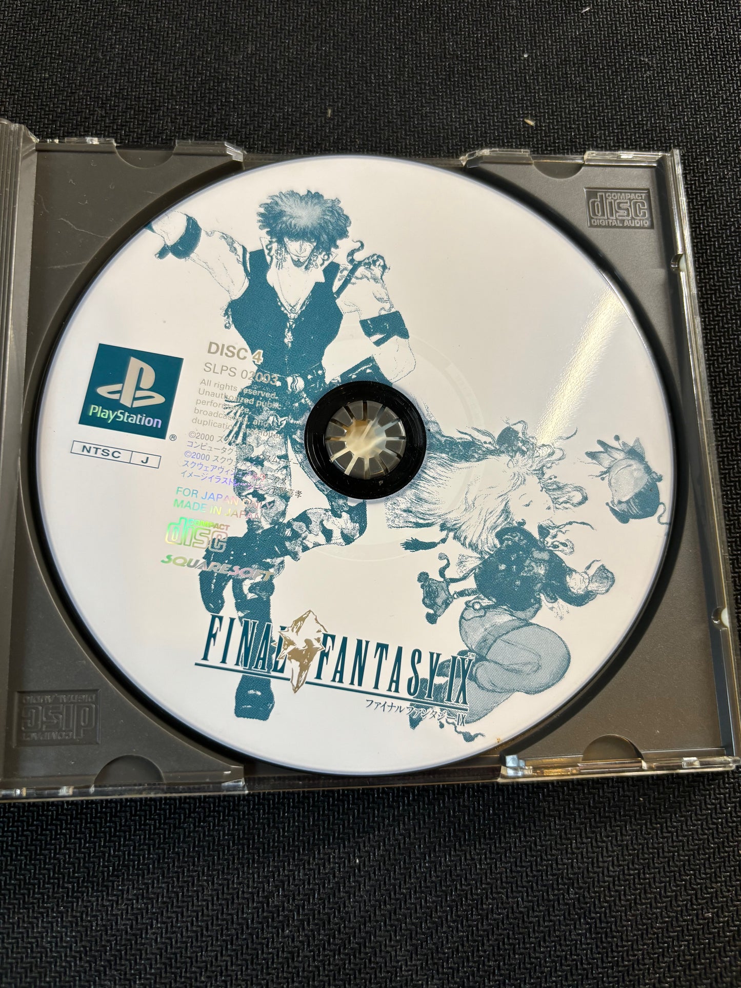 Final Fantasy IX PS1 Game Japanese Import No Manual