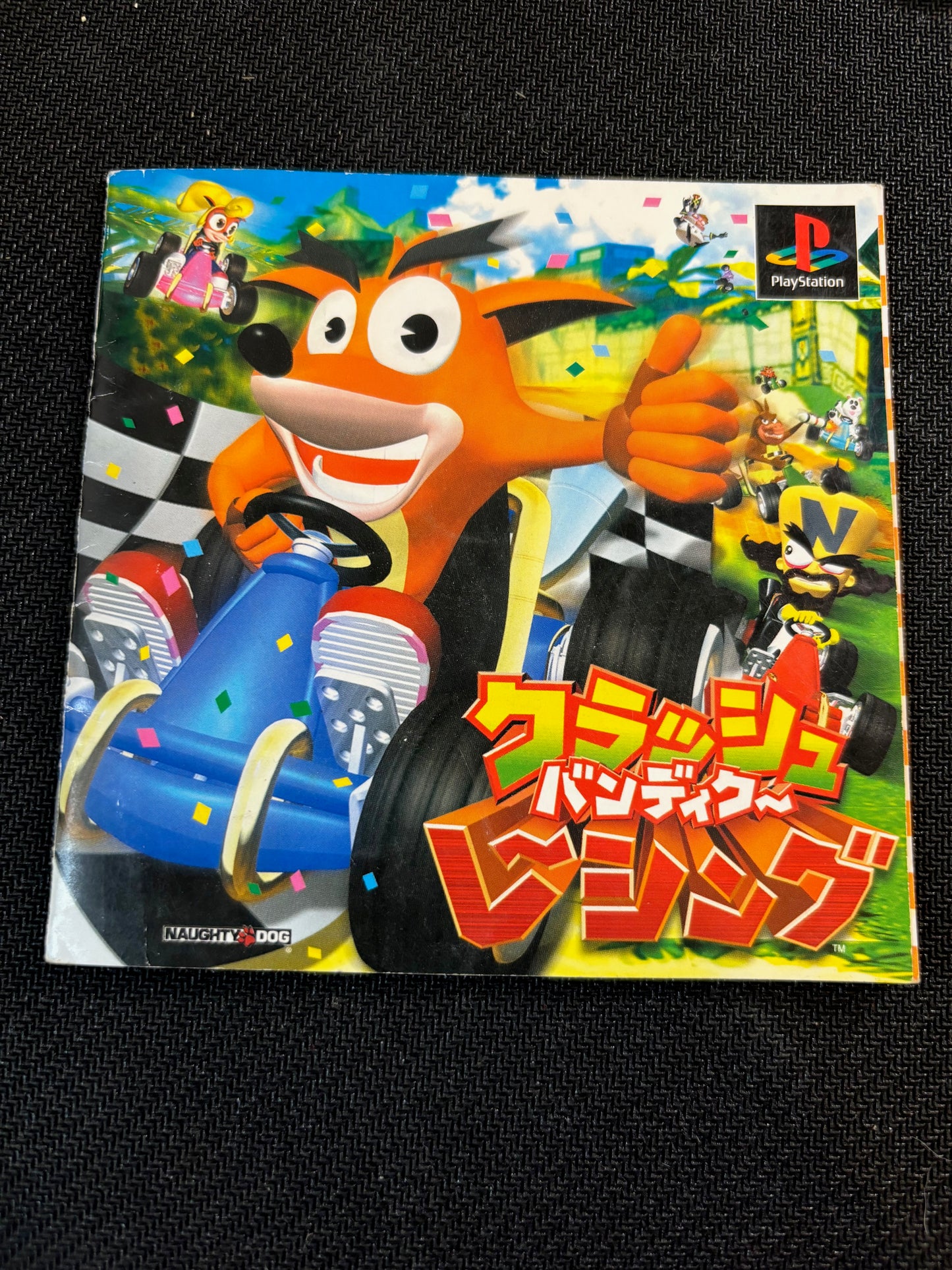 Crash Bandicoot Racing PS1 Japanese Import with Manual