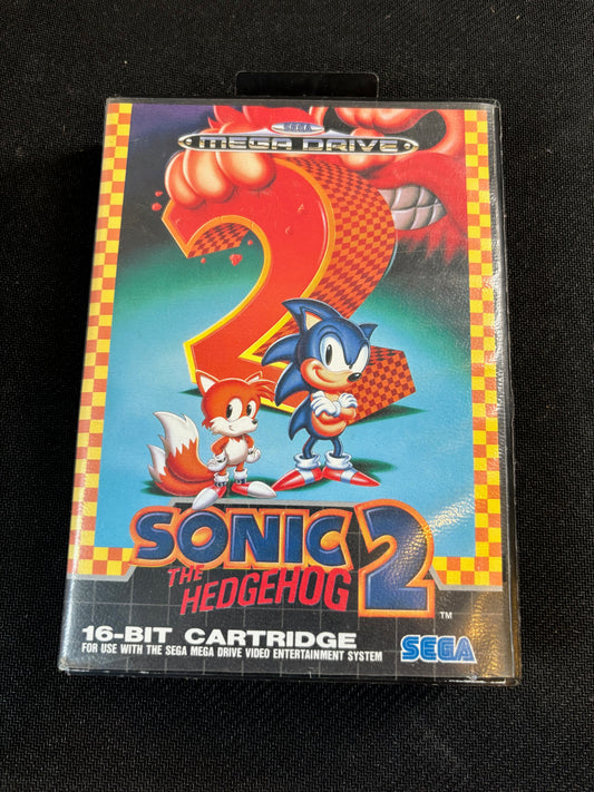 SONIC THE HEDGEHOG 2: Sega Megadrive Game With Manual