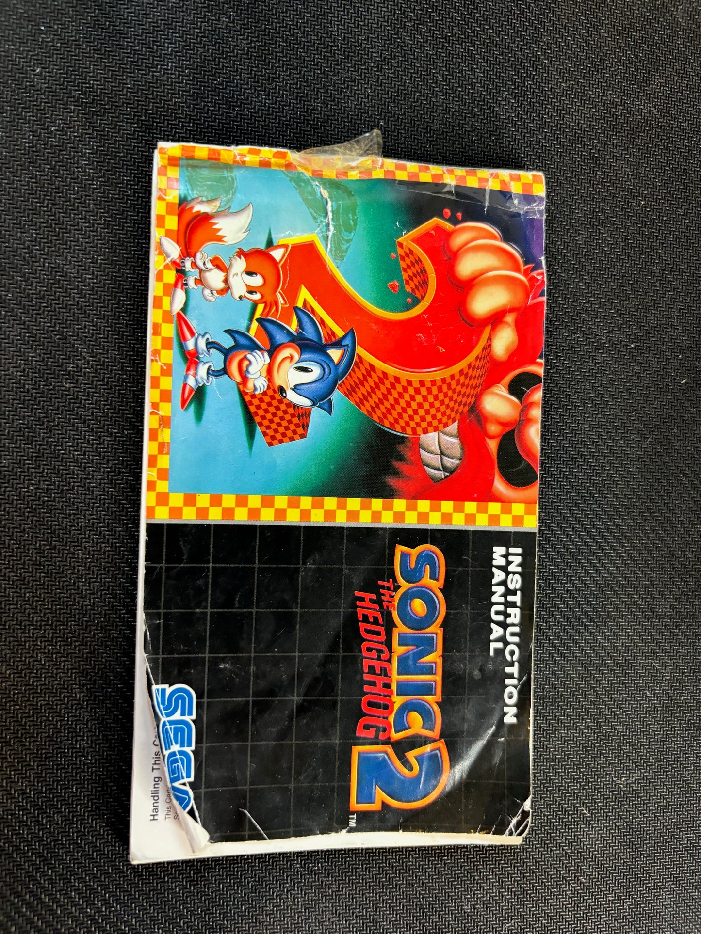 SONIC THE HEDGEHOG 2: Sega Megadrive Game With Manual