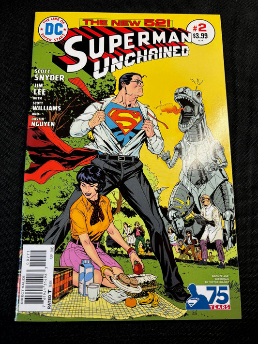 Superman Unchained 2013 #2 Ibanez Bronze Age