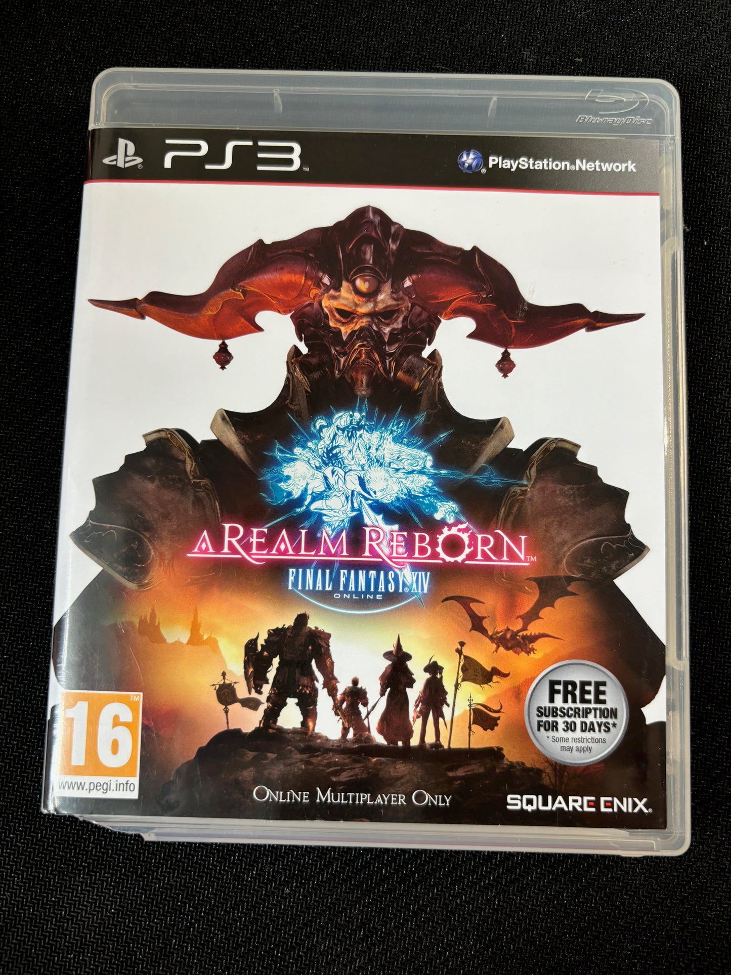 FINAL FANTASY XIV ONLINE: A REALM REBORN WITH MANUAL PS3 Damaged Case