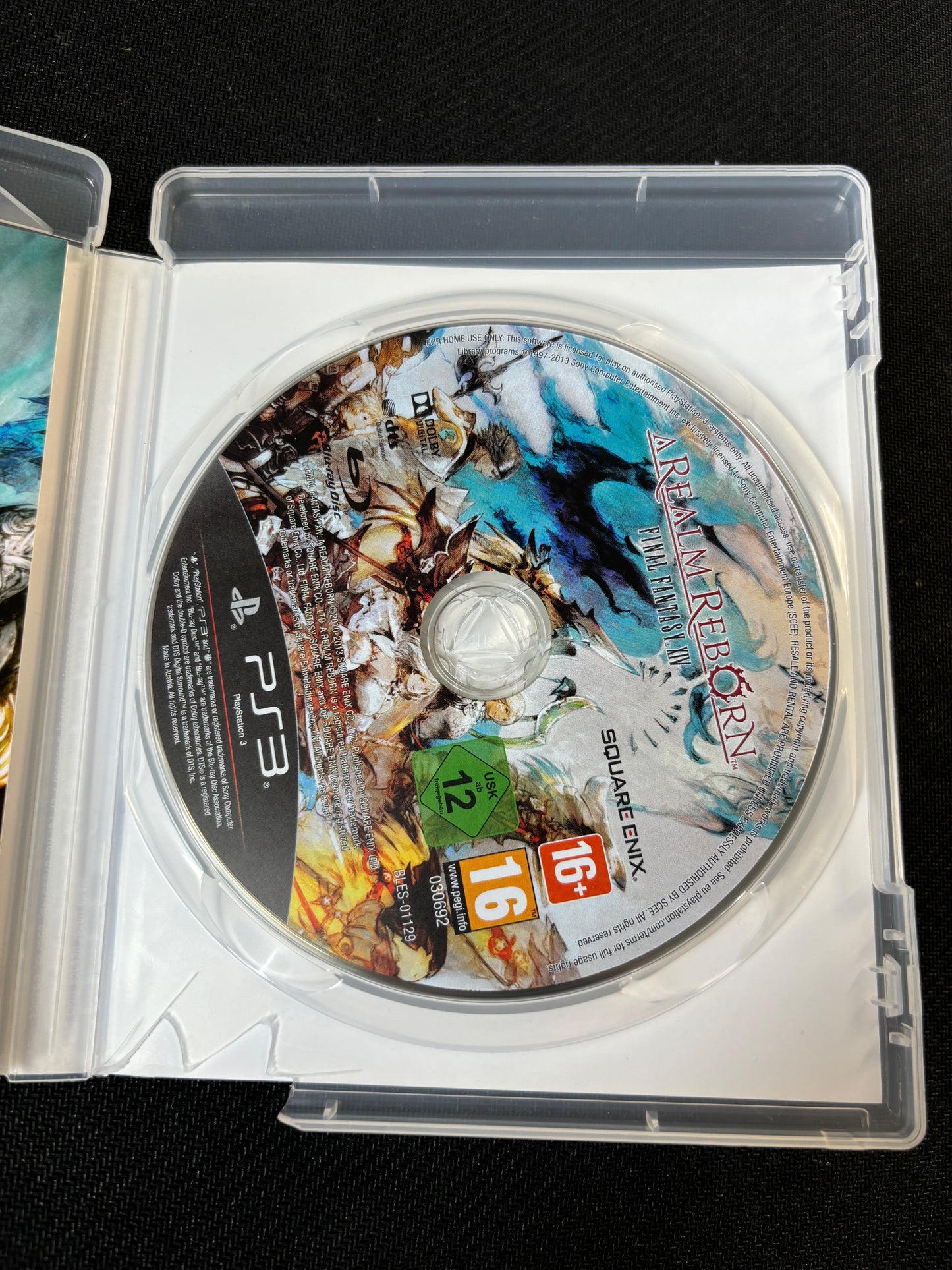 FINAL FANTASY XIV ONLINE: A REALM REBORN WITH MANUAL PS3 Damaged Case