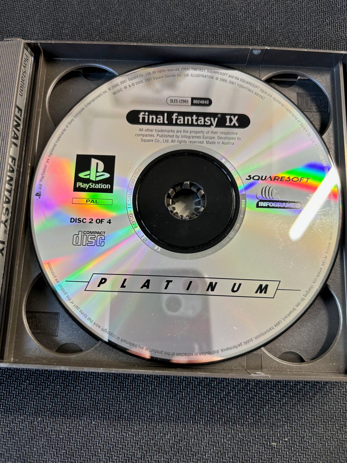 Final Fantasy IX PS1 English No Manual