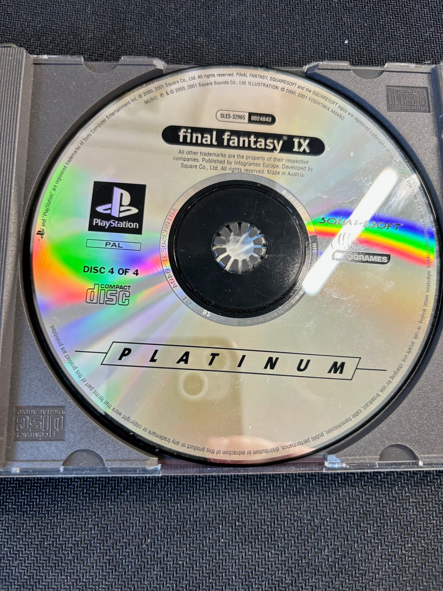 Final Fantasy IX PS1 English No Manual