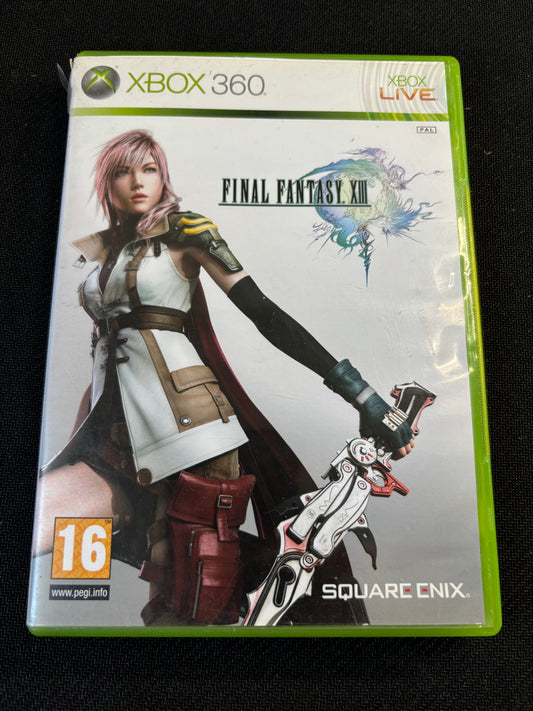 Final Fantasy XIII Xbox 360 With Manual - Damaged Case