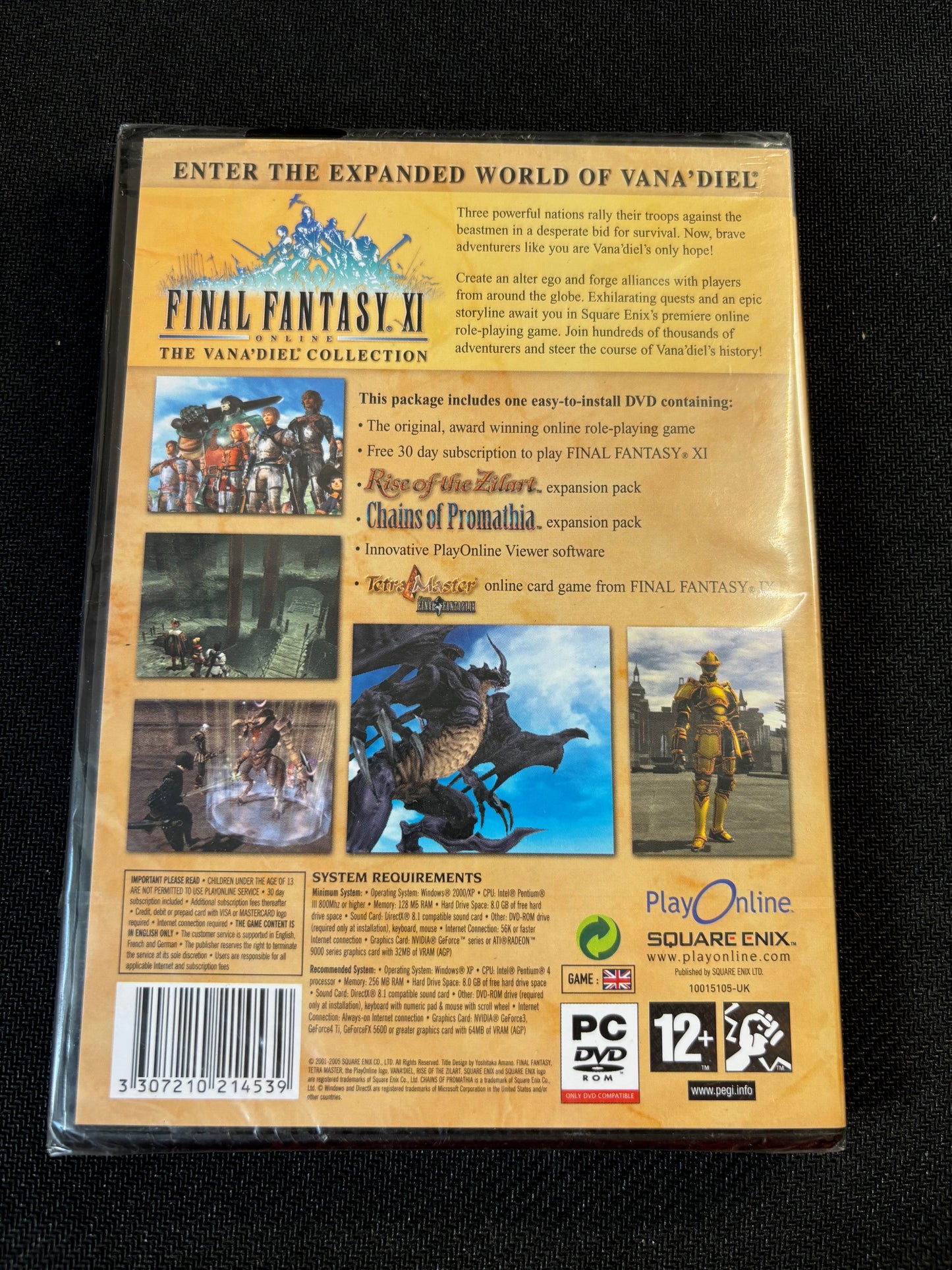 Final Fantasy XI Online Vana’Diel Collection PC Game