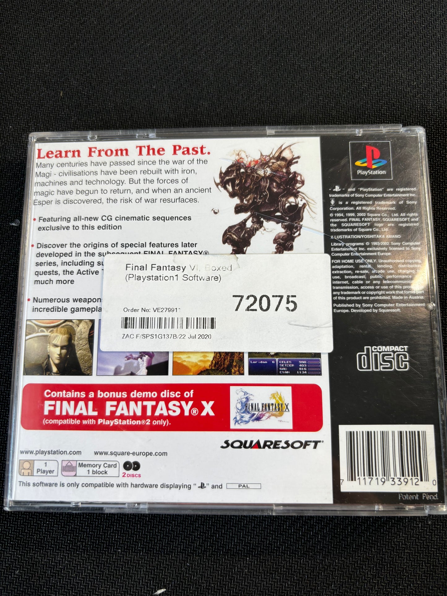 Final Fantasy VI PS1 English