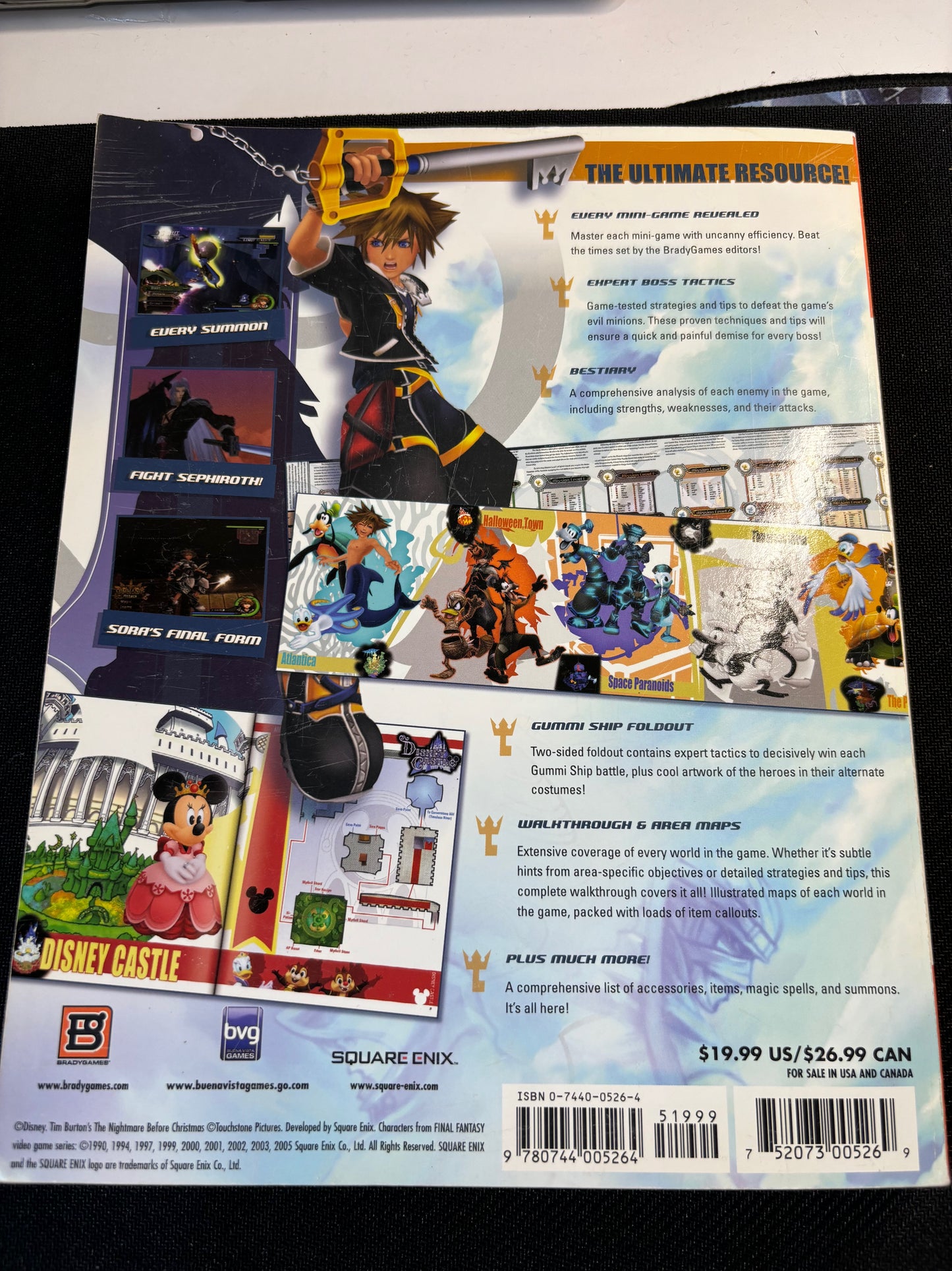 Kingdom Hearts 2 Brady Games Strategy Guide